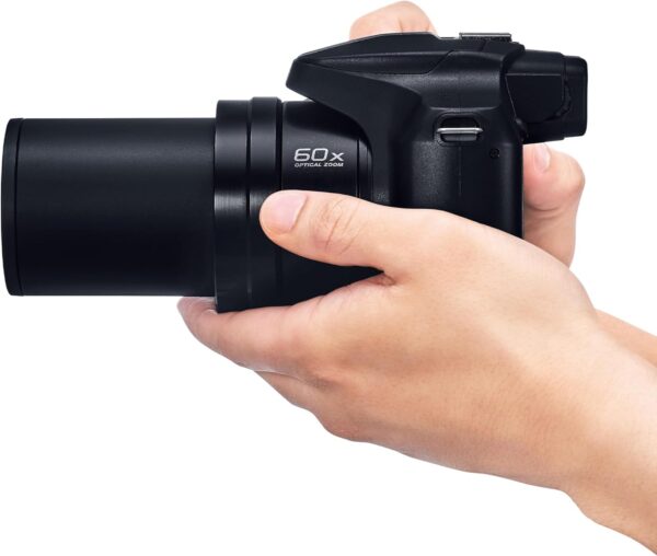 Panasonic LUMIX FZ80D Compact Camera with 20-1200mm Zoom Lens, Point and Shoot Digital Camera with 4K Video/Photo Recording and Power Optical Image Stabilizer - DC-FZ80D - Image 14