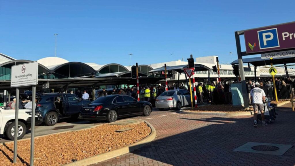 Emergency Evacuation at Perth Airport: Fire Alarm Sparks T3 & T4 Shutdown as Firefighters Probe the Incident