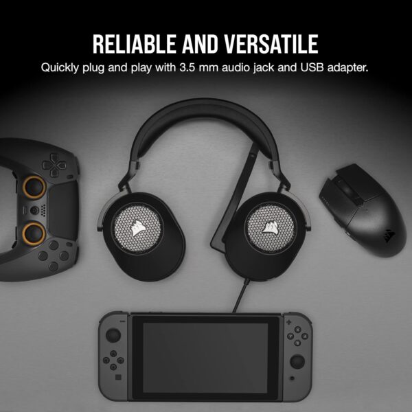 "CORSAIR HS65 SURROUND: The Ultimate Multiplatform Wired Gaming Headset with Dolby Atmos and Custom SoundID" - Image 6
