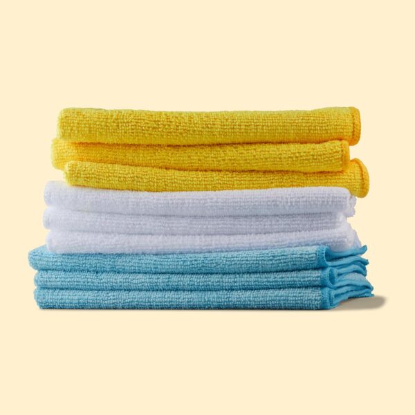 "Sparkle and Shine: Versatile Microfiber Cleaning Cloths – 24-Piece Set in Vibrant Colors" - Image 6