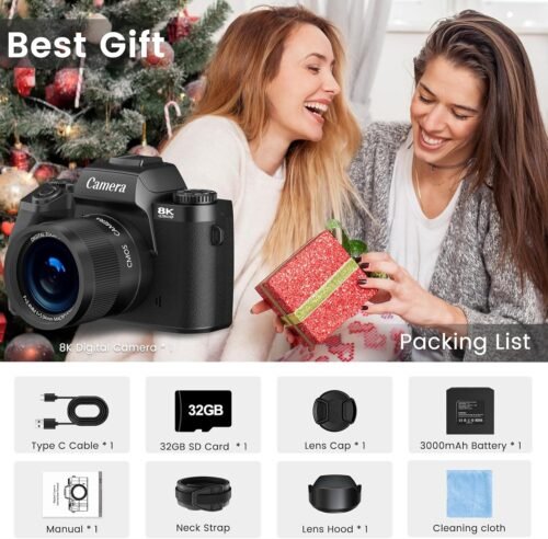 Unleash Your Creativity: The Ultimate 8K Vlogging & Photography Camera Bundle! - 이미지 9