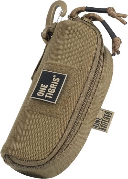 Tactical Eye Armor: The OneTigris 1000D Nylon Molle Zipper Sunglasses Case with Clip