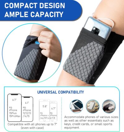Epic Fit: Universal Sports Armband for Any Phone - Perfect Companion for Your Workout - 이미지 5