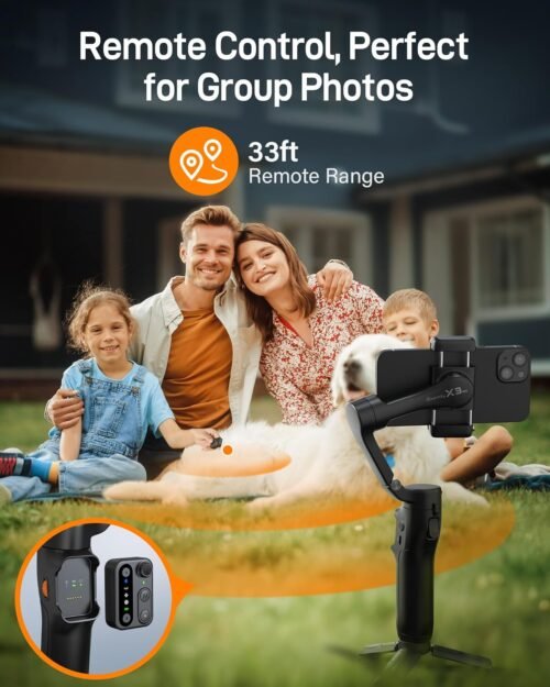 "Capture the Moment: The Ultimate Portable 3-Axis Gimbal Stabilizer for Your iPhone and Android Adventures!" - 이미지 5