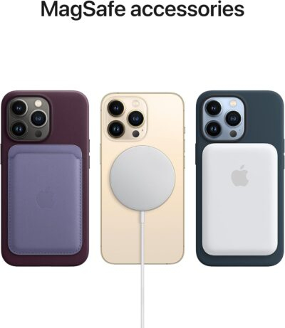 Luxurious Golden Brown MagSafe Leather Case for iPhone 13 Pro Max - 이미지 4