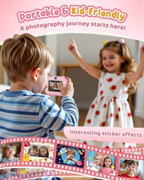 "Capture the Moment: Dual-Lens Selfie Camera for Kids – Perfect Portable Printing Gift for Adventurous Ages 3-12!" - 이미지 9