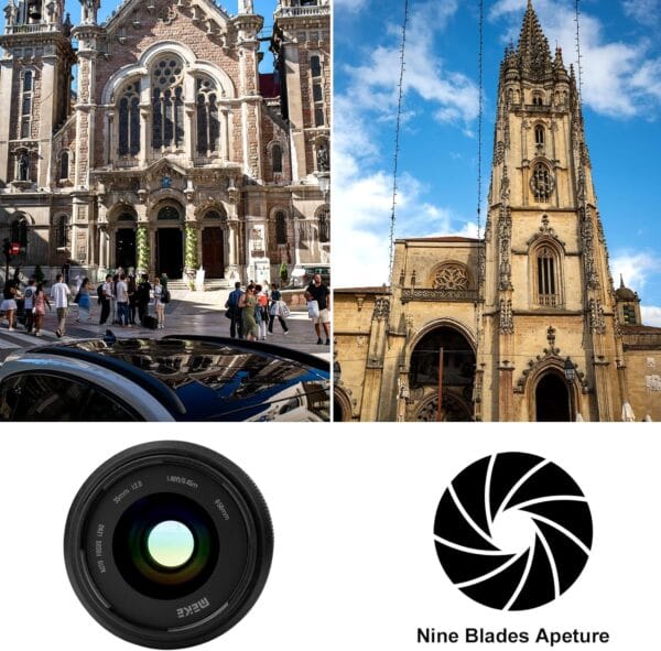 Meike 35mm F2.0 Full Frame Wide Angle AF STM(Stepping Motor) Lens Auto Focus Fixed Prime Portrait Lenses for Panasonic Lumix Sigma Leica L-Mount Mirrorless Camera S1 S1R S1H S5 FP - Image 6