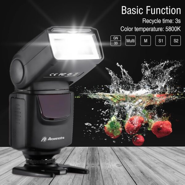 Versatile DF-400 Speedlite Flash: The Ultimate Lighting Companion for Your DSLR Across All Brands! - Image 6