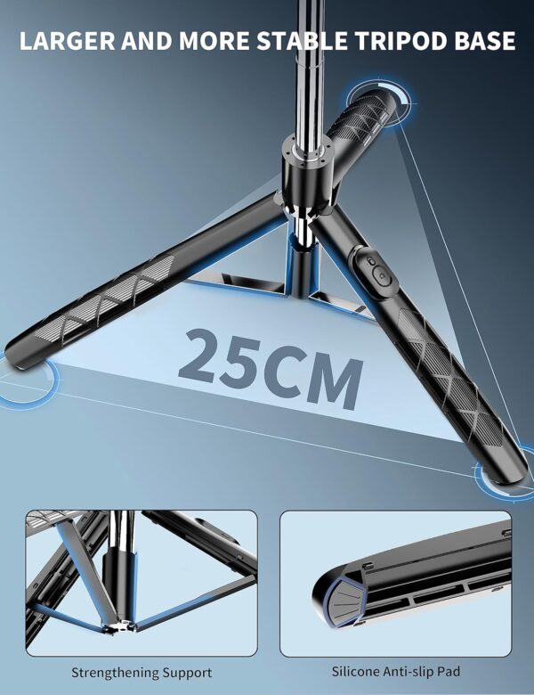 "Ultimate 71-Inch All-in-One Tripod & Selfie Stick: The Perfect Travel Companion for Your Phone and Camera!" - Image 3