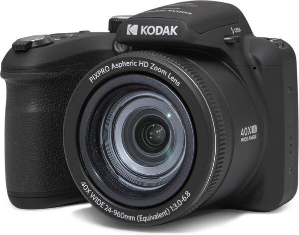 Unleash Your Creativity: The KODAK PIXPRO AZ405-BK 20MP Camera with 40X Zoom and 1080P HD Vlogging Power