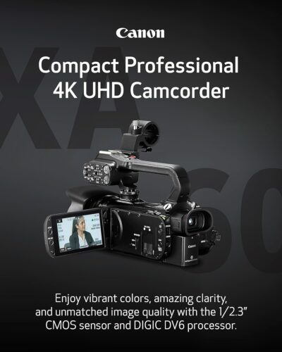 Unleash Your Creativity with the Canon XA60: A 4K UHD Camcorder Featuring an Intuitive Touchscreen and Powerful 20x Zoom! - 이미지 2