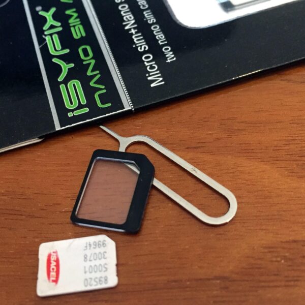 "Ultimate 4-in-1 SIM Card Adapter Kit: Nano, Micro, and Standard Conversions with Sleek Steel Eject Tool" - Image 4