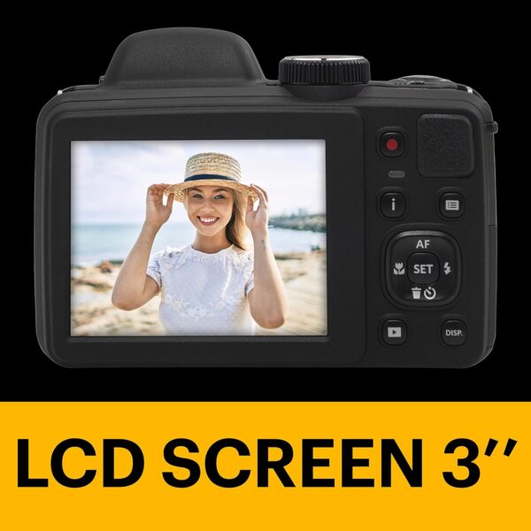 Unleash Your Creativity: The KODAK PIXPRO AZ405-BK 20MP Camera with 40X Zoom and 1080P HD Vlogging Power - Image 4