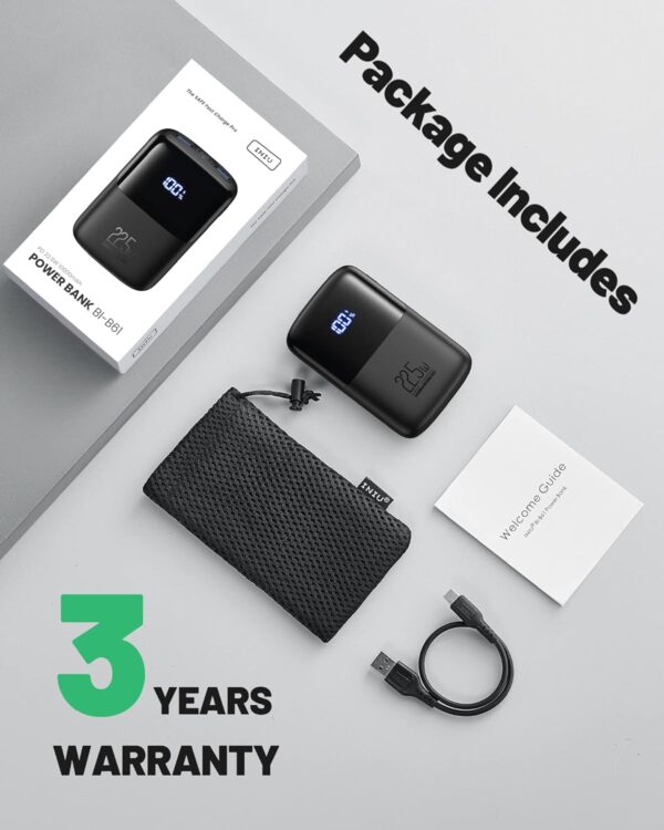 "Power on the Go: The Compact 10000mAh INIU Charger with Fast Charging and Handy Phone Holder!" - Image 8