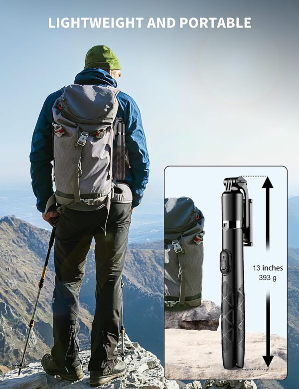 "Ultimate 71-Inch All-in-One Tripod & Selfie Stick: The Perfect Travel Companion for Your Phone and Camera!" - Image 5