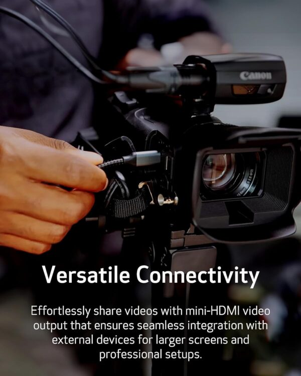 Unleash Your Creativity with the Canon XA60: A 4K UHD Camcorder Featuring an Intuitive Touchscreen and Powerful 20x Zoom! - Image 4