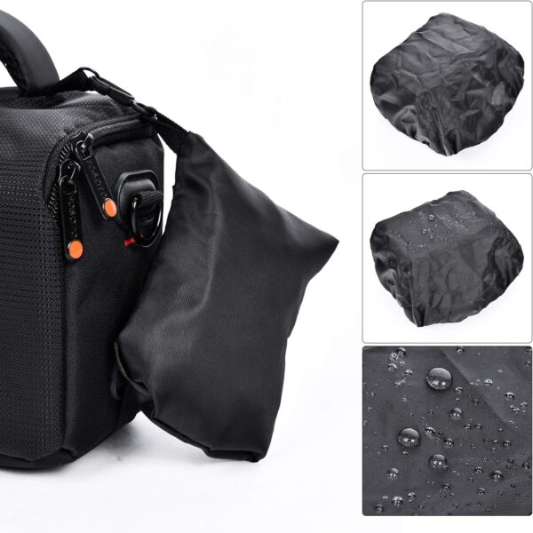 FOSOTO Waterproof Anti-shock Camera Case Bag Compatible for Canon Powershot SX540 SX530 SX60 SX420 HS M5,Nikon Coolpix L340 B500 B700 L330 L840 P610,Panasonic LUMIX,Sony a6000 Digital Camera - Image 6