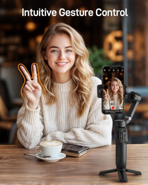 "Capture the Moment: The Ultimate Portable 3-Axis Gimbal Stabilizer for Your iPhone and Android Adventures!" - 이미지 4