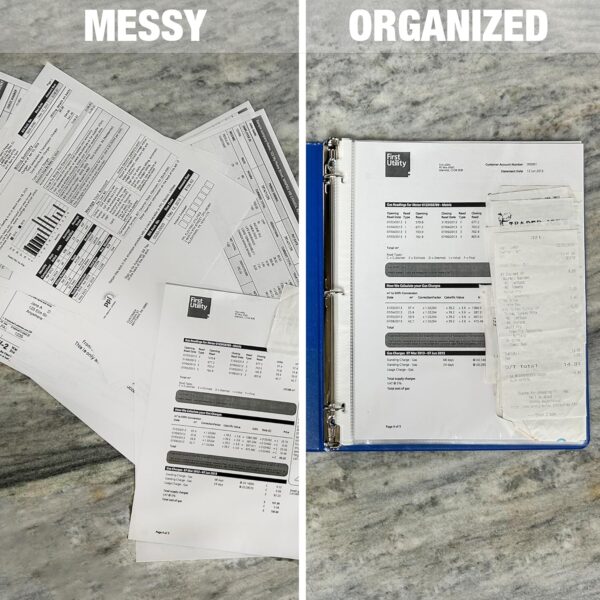 "Durable Defense: 100 Non-Glare Sheet Protectors for Your Essential Pages" - Image 4