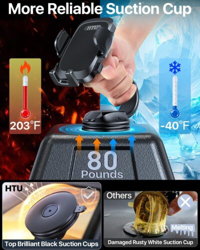 "Ultimate Military-Grade Car Phone Holder: The 2025 Edition with Unmatched Suction and Versatile Vent Clip!" - 이미지 5