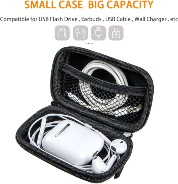 Ultimate Travel Companion: Compact EVA Case for Earbuds, Cables, and More! - Image 2