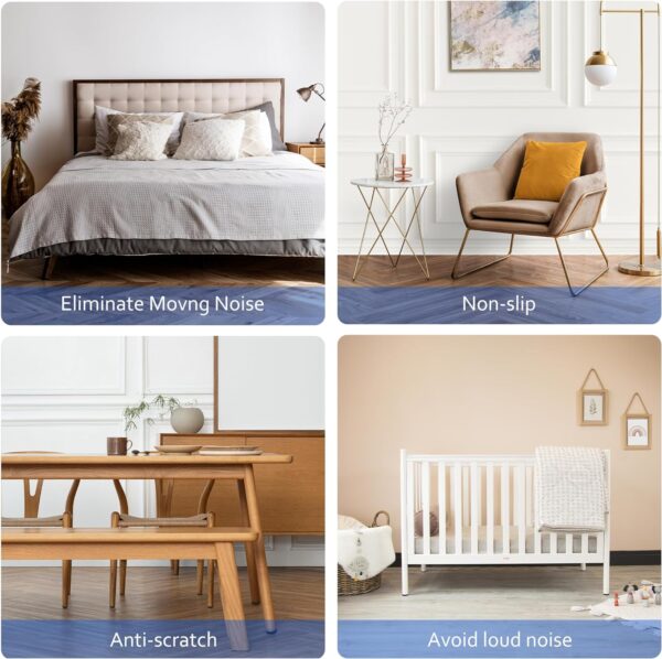 Revolutionary Anti-Slip Rubber Pads: 5" x 40" Self-Adhesive Strips to Shield Your Hardwood Floors! - Image 7