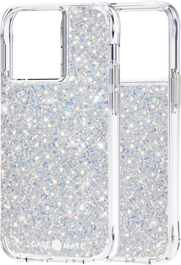 "Celestial Shield: Luxe Twinkle Stardust Case for iPhone 13 Pro with Ultimate Drop Defense & Wireless Charging" - Image 6