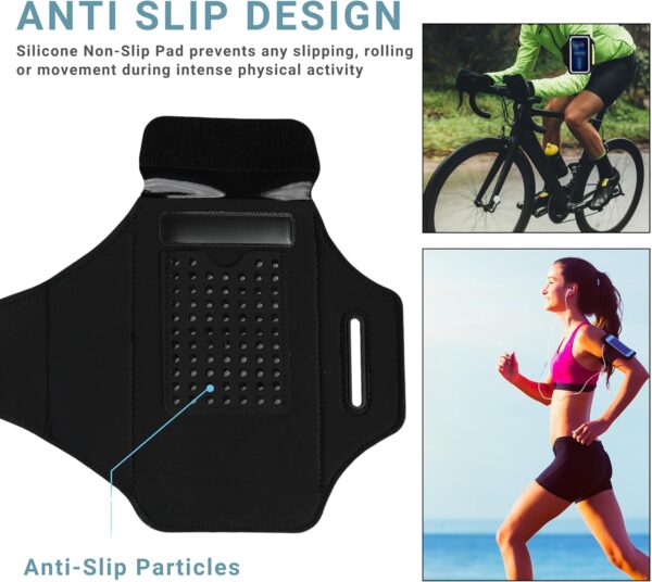 Sporty Secure: The Ultimate Water-Resistant Armband with AirPods Pocket & Car Key Zipper for Your iPhone and Galaxy! - Image 6