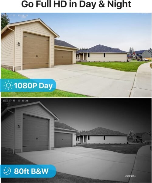 "Revolutionize Your Home Security: ZOSI 5MP 3K Lite 8-Channel Surveillance System with AI Detection & 80ft Night Vision" - 이미지 2