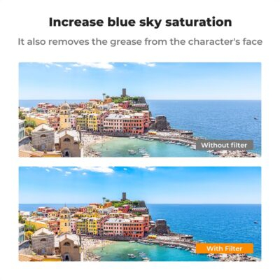 Transform Your Photography: K&F Concept 52mm Clip-On Circular Polarizer Lens for iPhone 15-11 - 이미지 4
