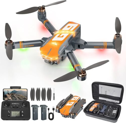 Explore the Skies: G9 Foldable 4K GPS Drone with Smart Follow-Me, Long Flight Life, and Ultimate Stability for All Ages