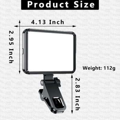 Illuminate Your Moments: Portable Rechargeable LED Selfie Light for Stunning Photos & Videos - 이미지 9