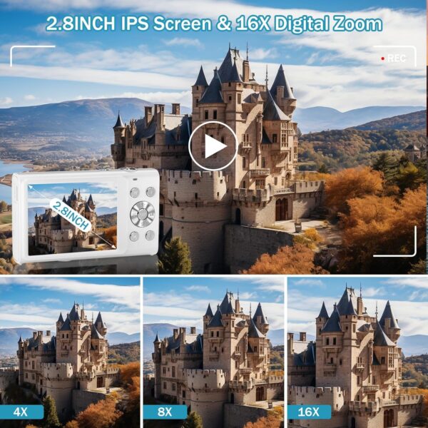 "Capture Every Moment: 48MP 4K Vlogging Camera with Anti-Shake & 16X Zoom – Perfect for Aspiring Creators!" - Image 4