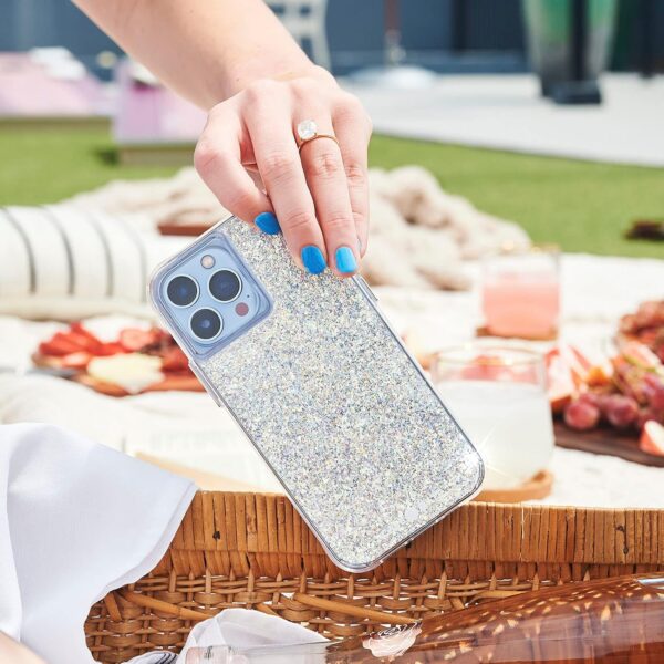"Celestial Shield: Luxe Twinkle Stardust Case for iPhone 13 Pro with Ultimate Drop Defense & Wireless Charging" - Image 2
