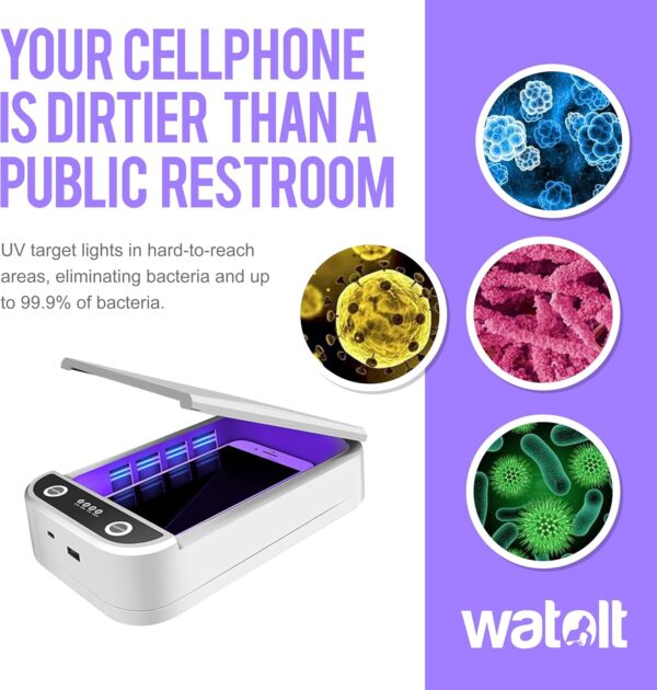 Revitalize Your Phone: The Ultimate UV Sanitizing Box for iPhones and Smartphones - Image 3