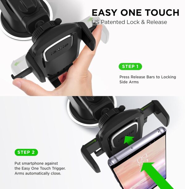 "Universal Phone Holder: iOttie's Easy One Touch 4 - Your Ultimate Car and Desk Companion!" - Image 2