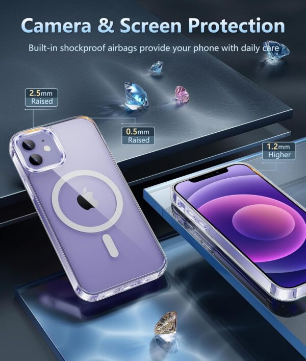 "FNTCASE: The Ultimate Clear Armor for iPhone 12 & 12 Pro – Military-Grade Protection Meets Style!" - Image 5