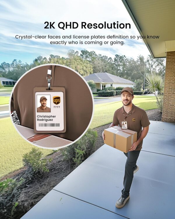 "Revolutionize Home Safety: AOSU 2-Minute DIY Solar Security Camera Kit with Stunning 2K Night Vision and No Subscription Fees!" - Image 8