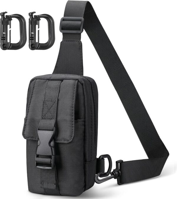 Small Sling Phone Bag for Women Men, Cell Phone Crossbody Bags Casual Smartphone Cross Body Purse Chest Bag with Left/Right Carry for Travel Fits Up to 6.9" Screen