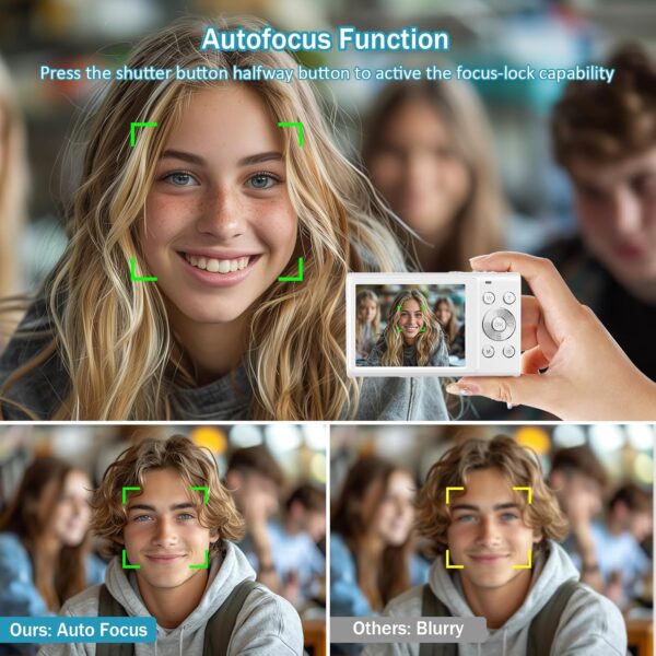 "Capture Every Moment: 48MP 4K Vlogging Camera with Anti-Shake & 16X Zoom – Perfect for Aspiring Creators!" - Image 2