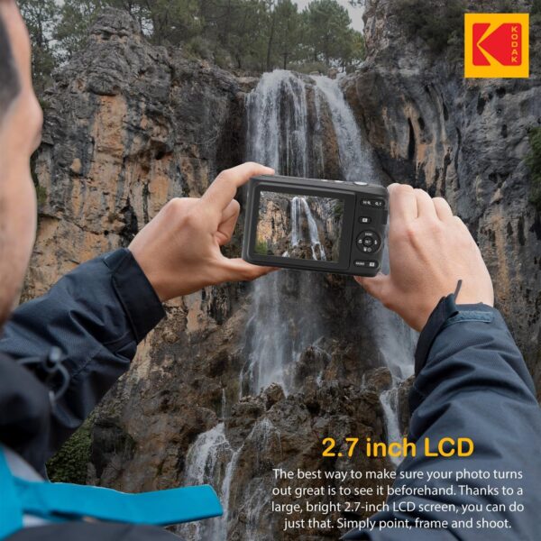 Capture Every Moment: Kodak PIXPRO FZ45 Bundle with Case & 128GB SD Card - Image 5