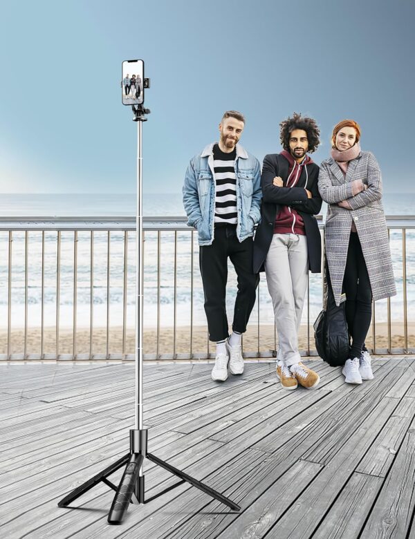 "Ultimate 71-Inch All-in-One Tripod & Selfie Stick: The Perfect Travel Companion for Your Phone and Camera!" - Image 9