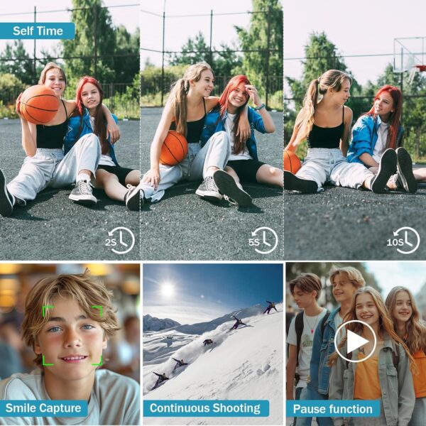 "Capture Every Moment: 48MP 4K Vlogging Camera with Anti-Shake & 16X Zoom – Perfect for Aspiring Creators!" - Image 6