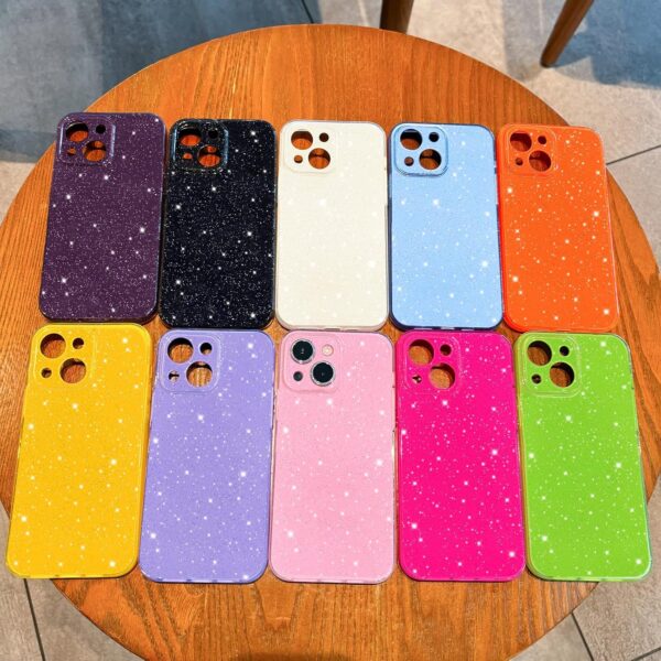 Dazzling Hython iPhone 13 Case: Sparkly Pink Glamour with Slim Shockproof Protection for Fashion-Forward Women - Image 6