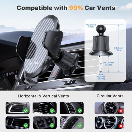 "Ultimate Car Companion: Miracase Universal Phone Holder with Metal Hook for a Secure Drive" - 이미지 5