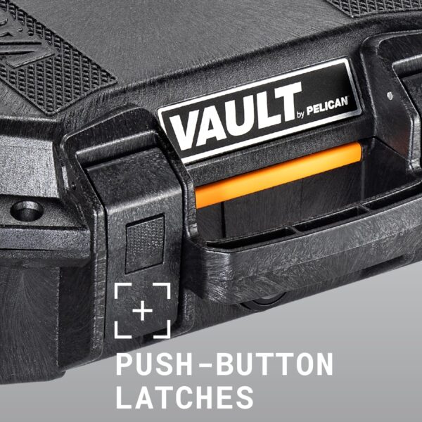 Ultimate Protection: Pelican Vault V100 - Gear Safe Haven for Cameras, Pistols, and More! - Image 4
