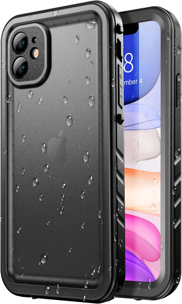 "Ultimate Protection: SPORTLINK Waterproof & Rugged Case for iPhone 11 - Shockproof, Dustproof, and Built-In Screen Shield"