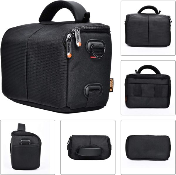 FOSOTO Waterproof Anti-shock Camera Case Bag Compatible for Canon Powershot SX540 SX530 SX60 SX420 HS M5,Nikon Coolpix L340 B500 B700 L330 L840 P610,Panasonic LUMIX,Sony a6000 Digital Camera - Image 5