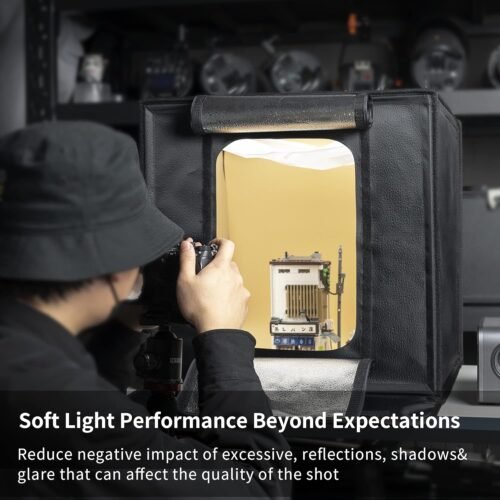Illuminate Your Shots: The Ultimate 20'' Photo Studio Light Box with 120 LEDs and Vibrant Backdrops for Captivating Still Life Photography - 이미지 6