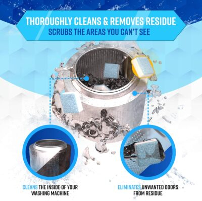 "Refresh Your Washer: Eco-Friendly 24-Pack Deep Cleaning Tablets for a Sparkling Clean and Odor-Free Laundry Experience!" - 이미지 3